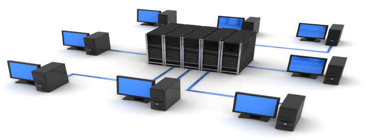 We install servers at companies that can be used for shared applications